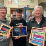 showing artwork