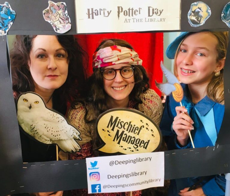 harry potter day at the library